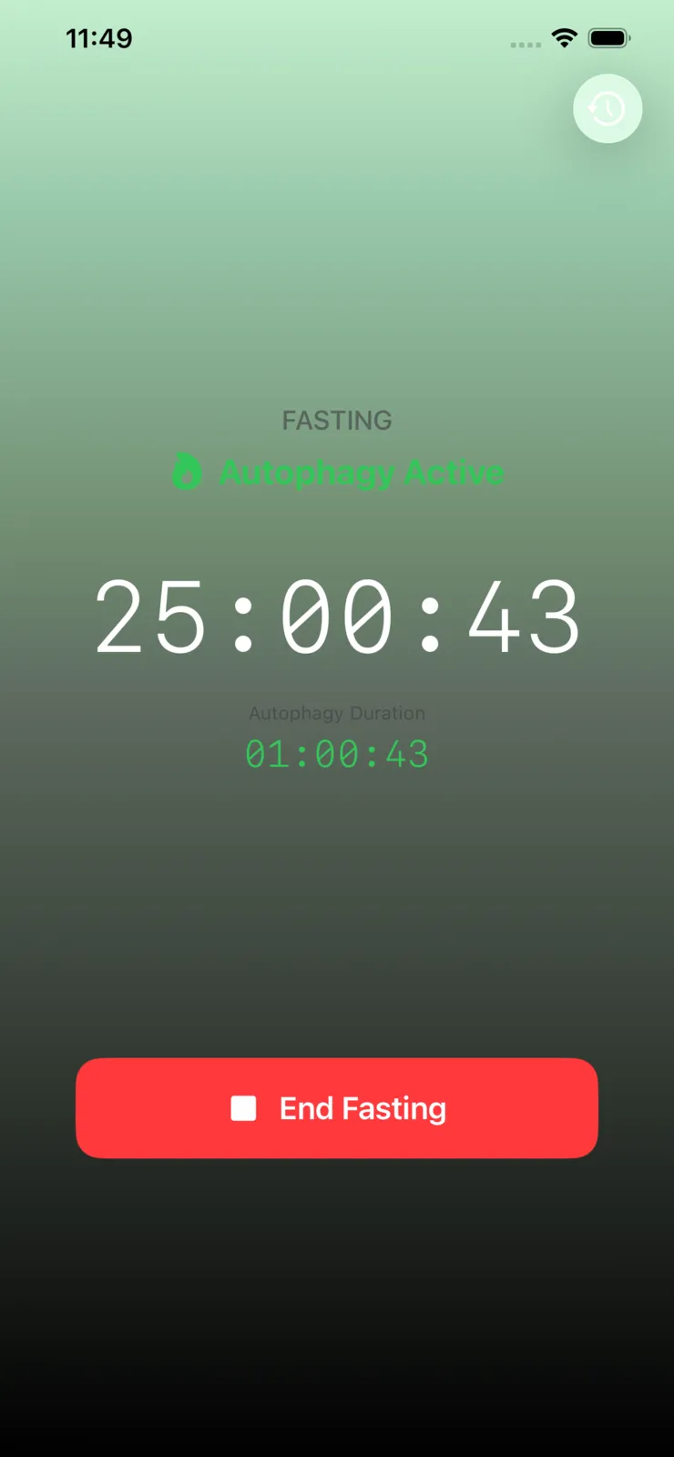 An active fast counting up