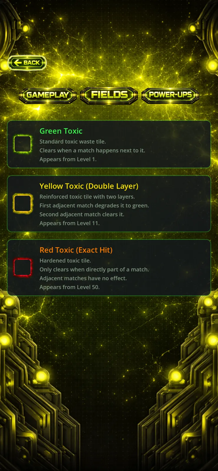 The sector select map